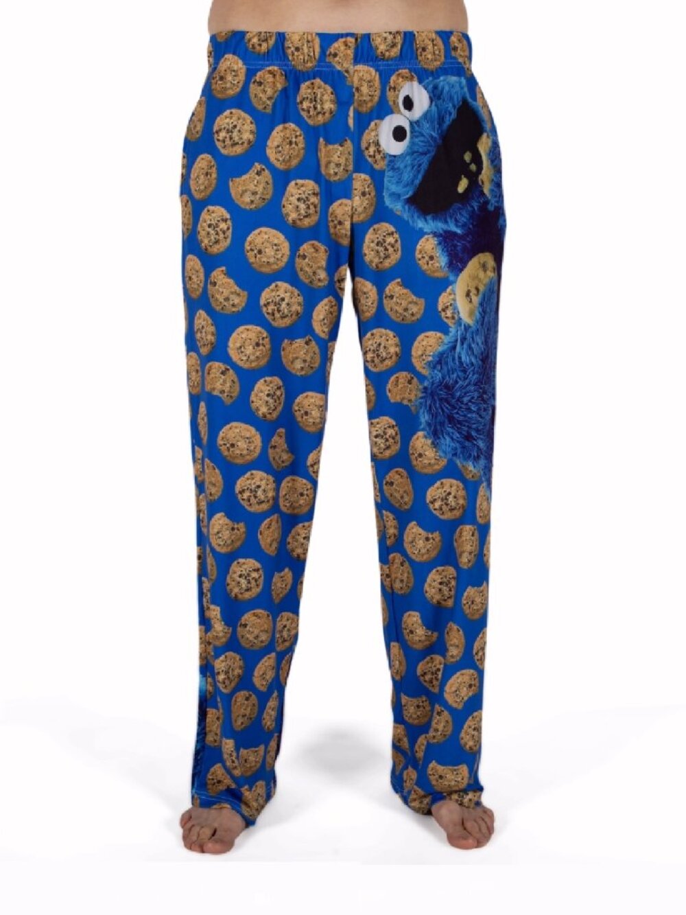 Brief Insanity Sesame Street Cookie Monster Lounge Pants Pajamas NEW